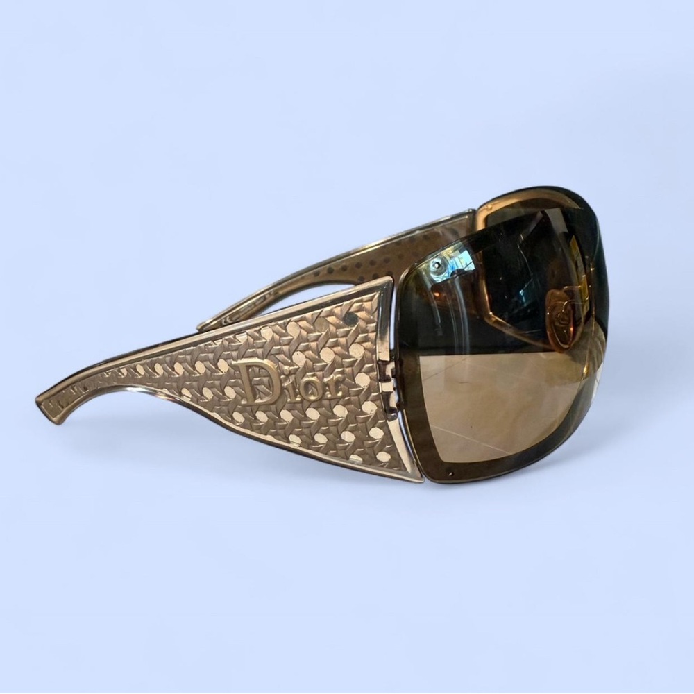 SOLD DO NOT PURCHASE! Rare Vintage Y2K Dior Quadrille Shield sunglasses